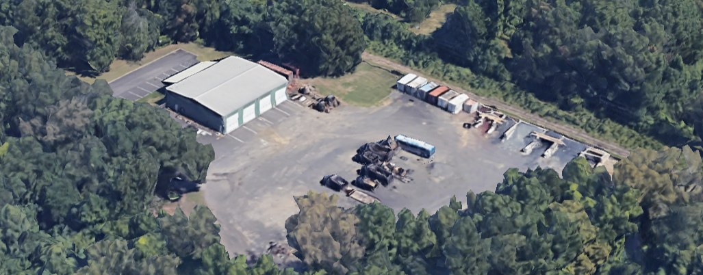 Aerial view of 2407 Burlington Ave, Delanco, NJ
