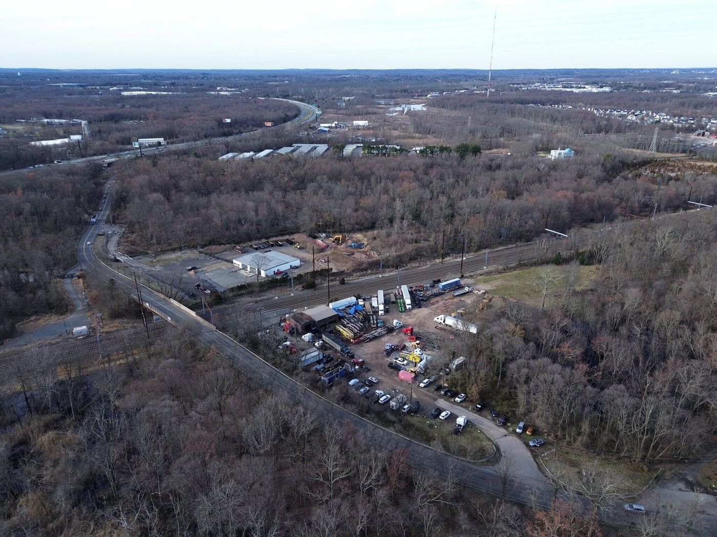 Aerial view of 6 Youngs Rd, Hamilton Township, NJ